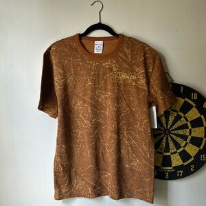Brown & Gold Champion T-Shirt NWT